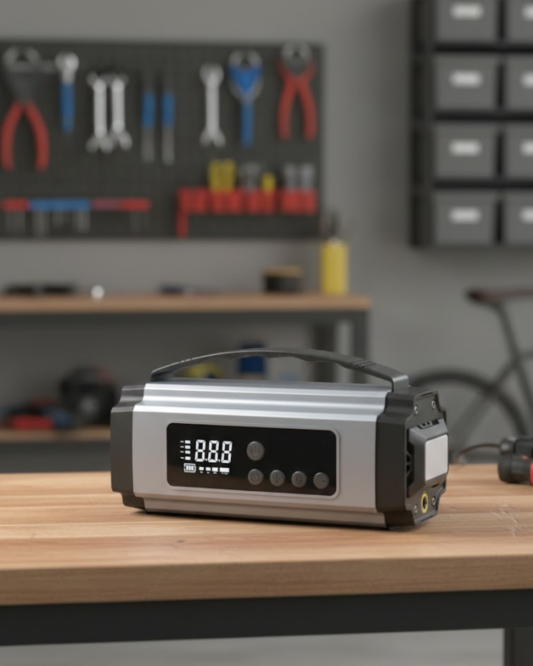 Yolda Kalmaya Son Dijital Ekranlı Akü Takviye ve Hava Kompresörü Çok Fonksiyonlu Acil Güç Ünitesi - Lisinya Yolda Kalmaya Son Dijital Ekranlı Akü Takviye ve Hava Kompresörü Çok Fonksiyonlu Acil Güç Ünitesi - Lisinya
