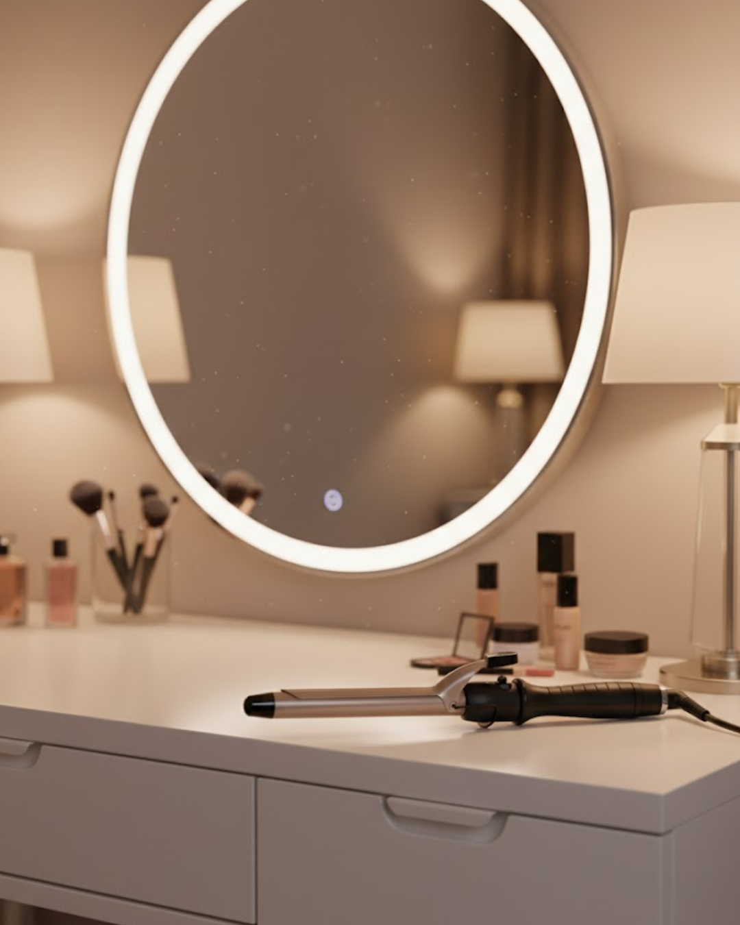 25 mm Seramik Saç Maşası Kalın Bukle ve Hacimli Dalga İçin - Lisinya