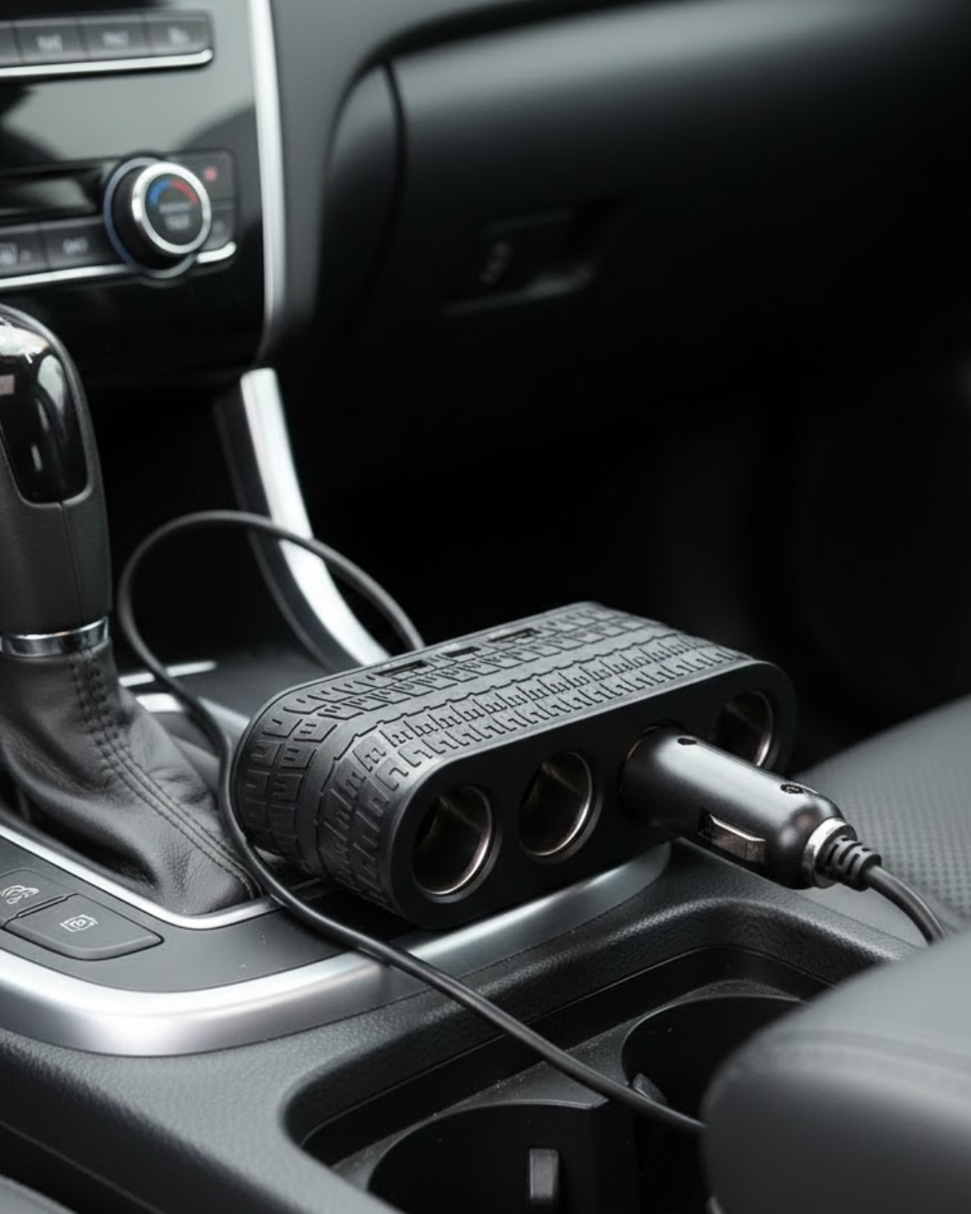 Araç Çakmak Çoklayıcı 4 Çıkışlı 2 USB ve Type C Girişli Çok Fonksiyonlu Şarj Ünitesi - Lisinya