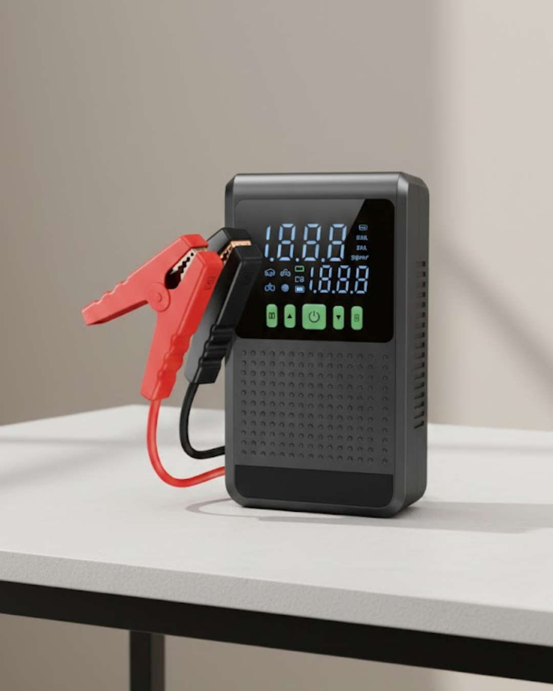 12.000 mAh Şarjlı Araç Akü Takviye ve Işıklı Hava Kompresörü - Lisinya