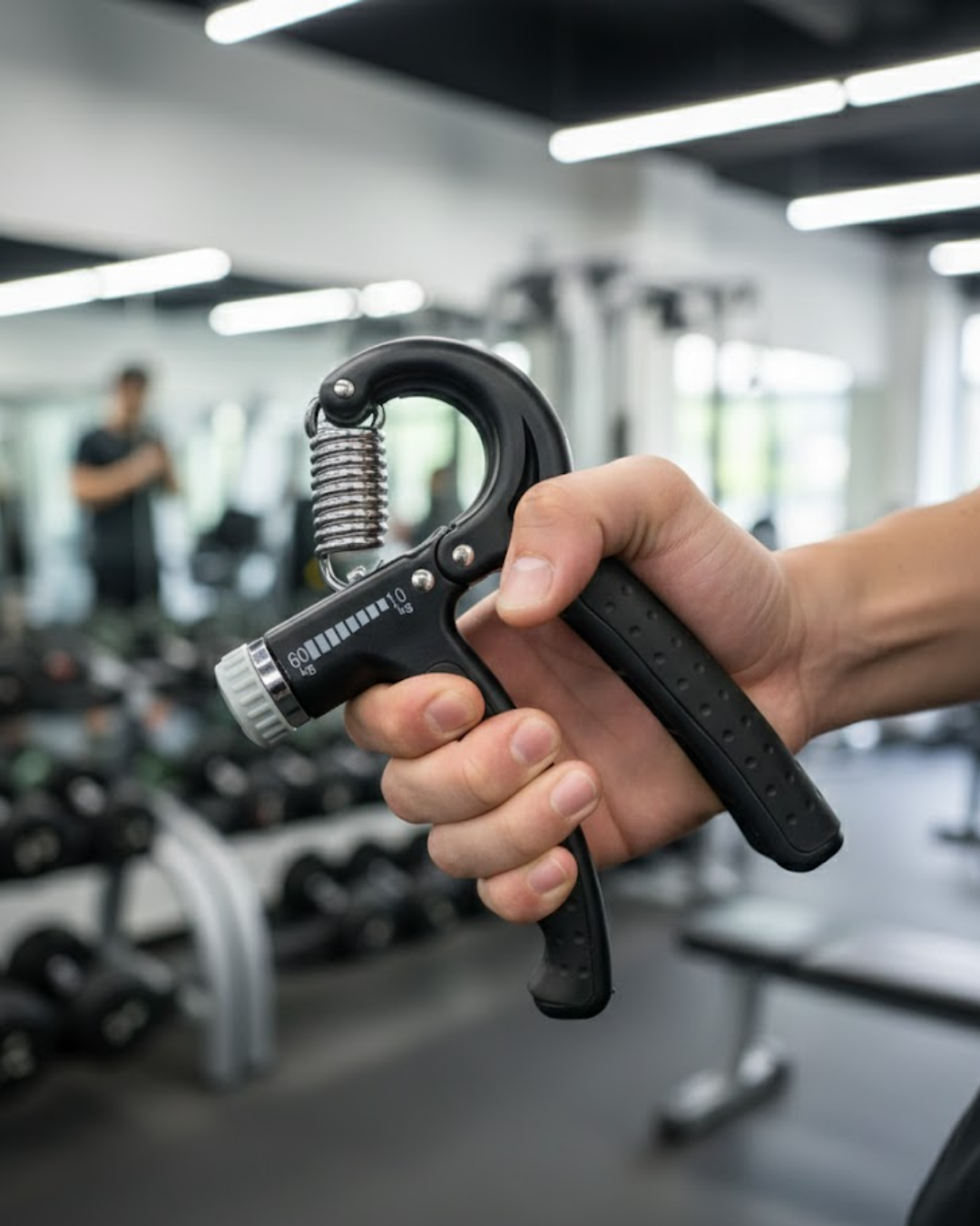 Ayarlanabilir El Yayı Sayaçlı Paslanmaz Çelik 5–60 Kg Direnç - Lisinya