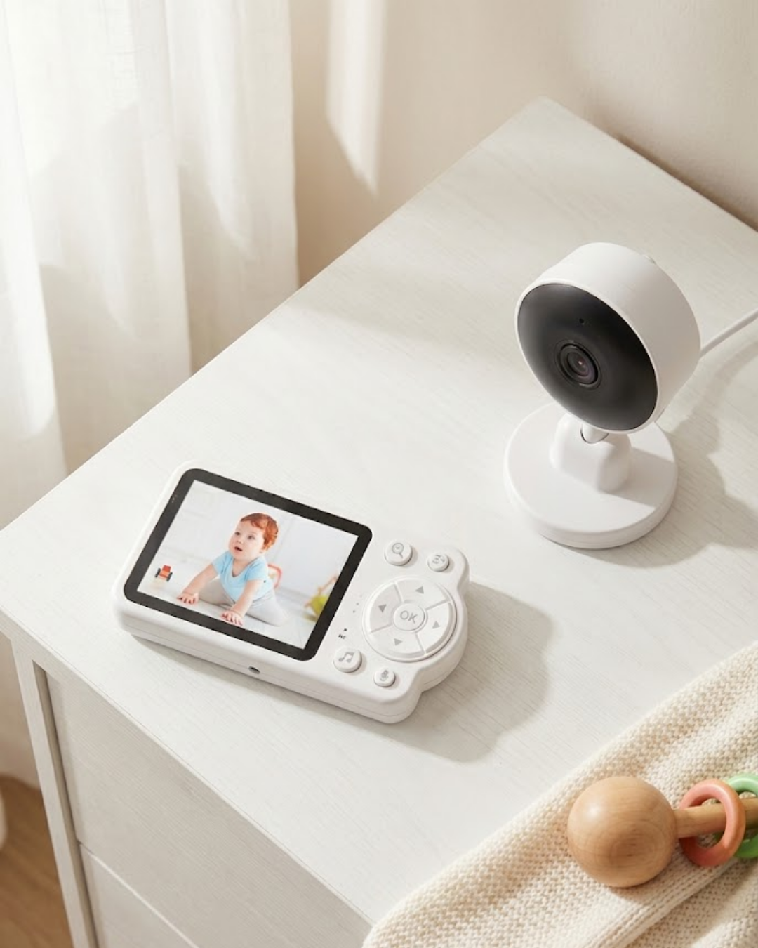 Gece Görüşlü Kablosuz Bebek Monitörü Ağlama ve Hareket Algılama - Lisinya