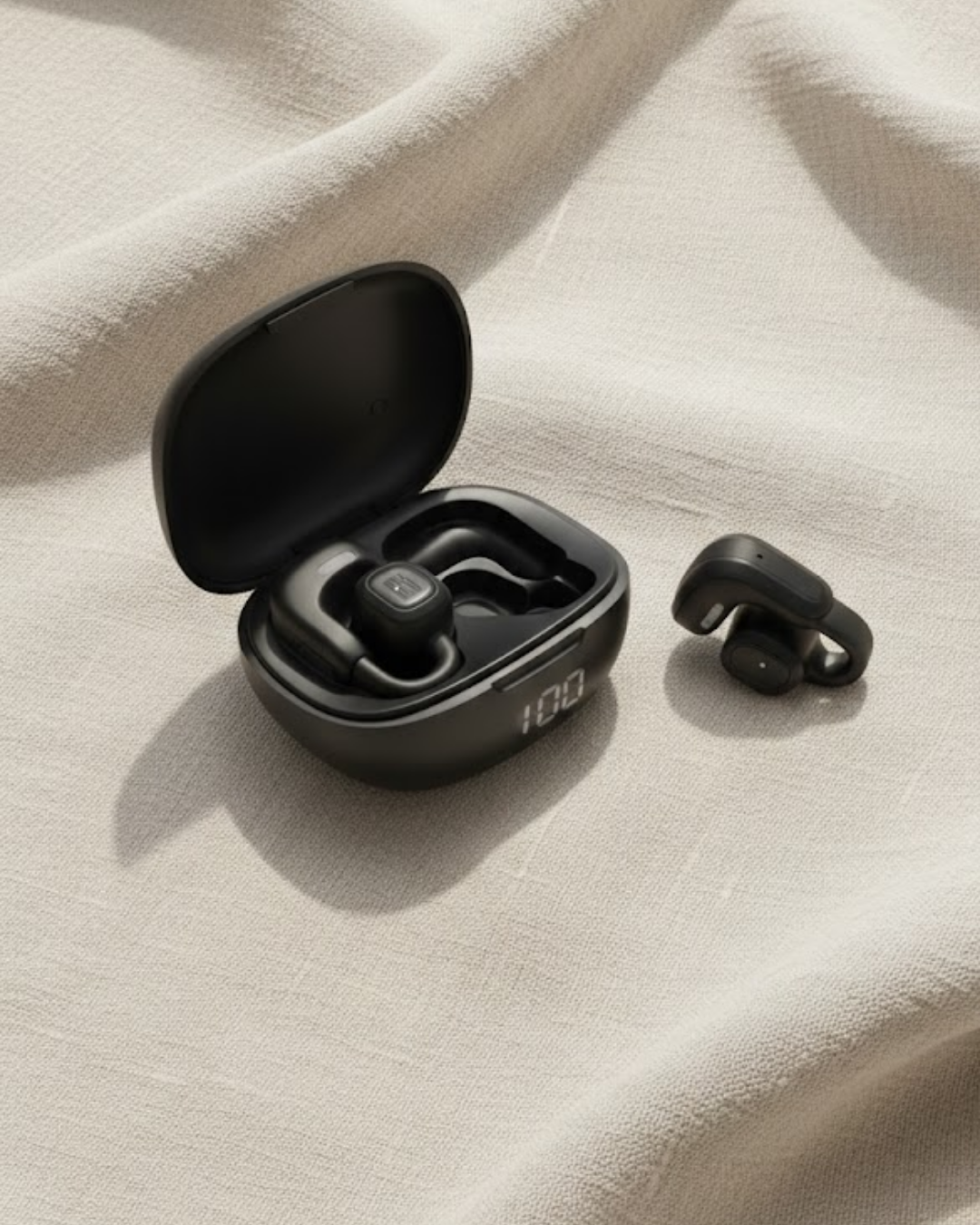 Açık Kulak Kablosuz Spor Kulaklık Dual Mikrofon ve LED Gösterge - Lisinya