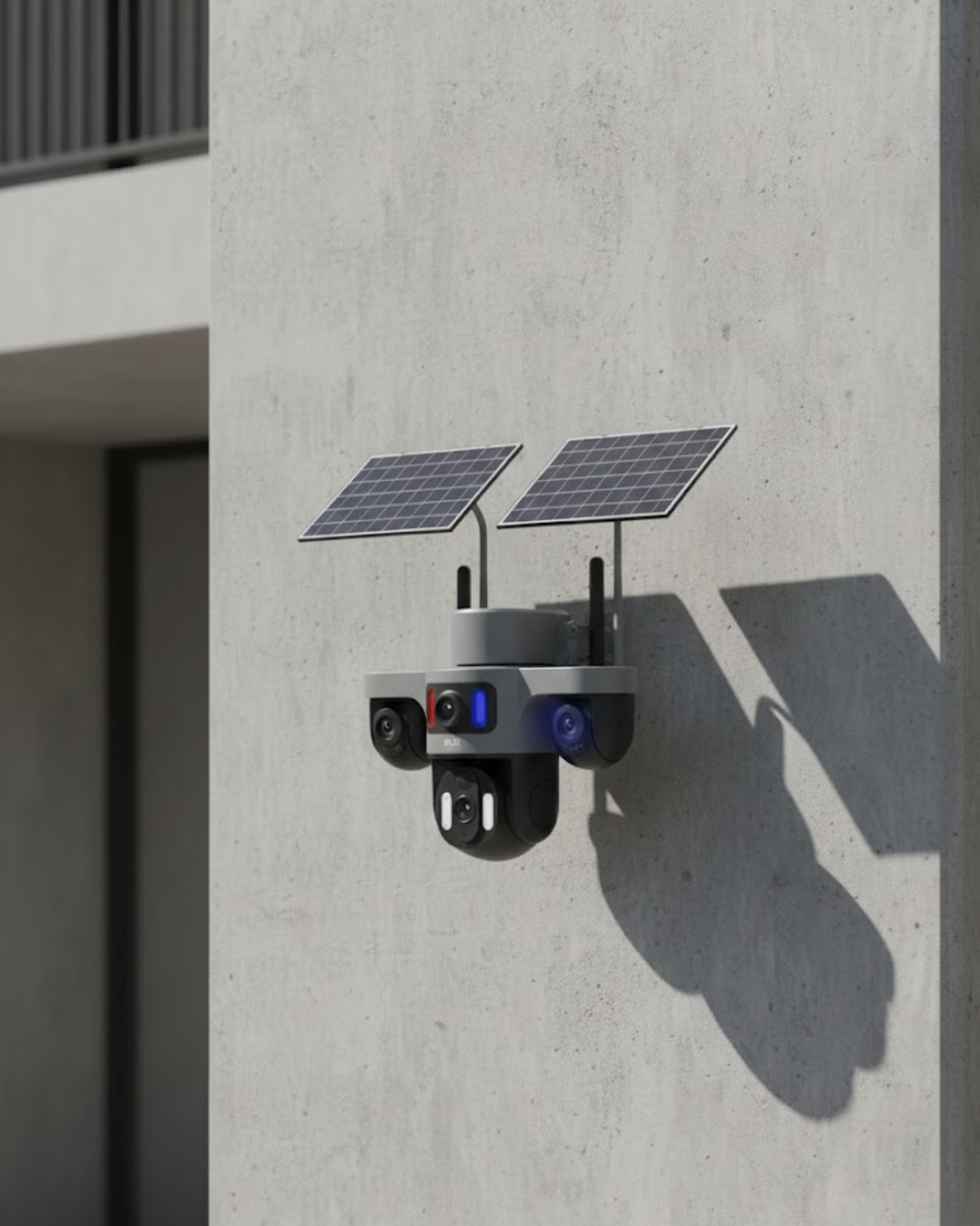 Çift Solar Panelli 4G Kablosuz IP Güvenlik Kamerası 9MP ve Hareket Takipli - Lisinya