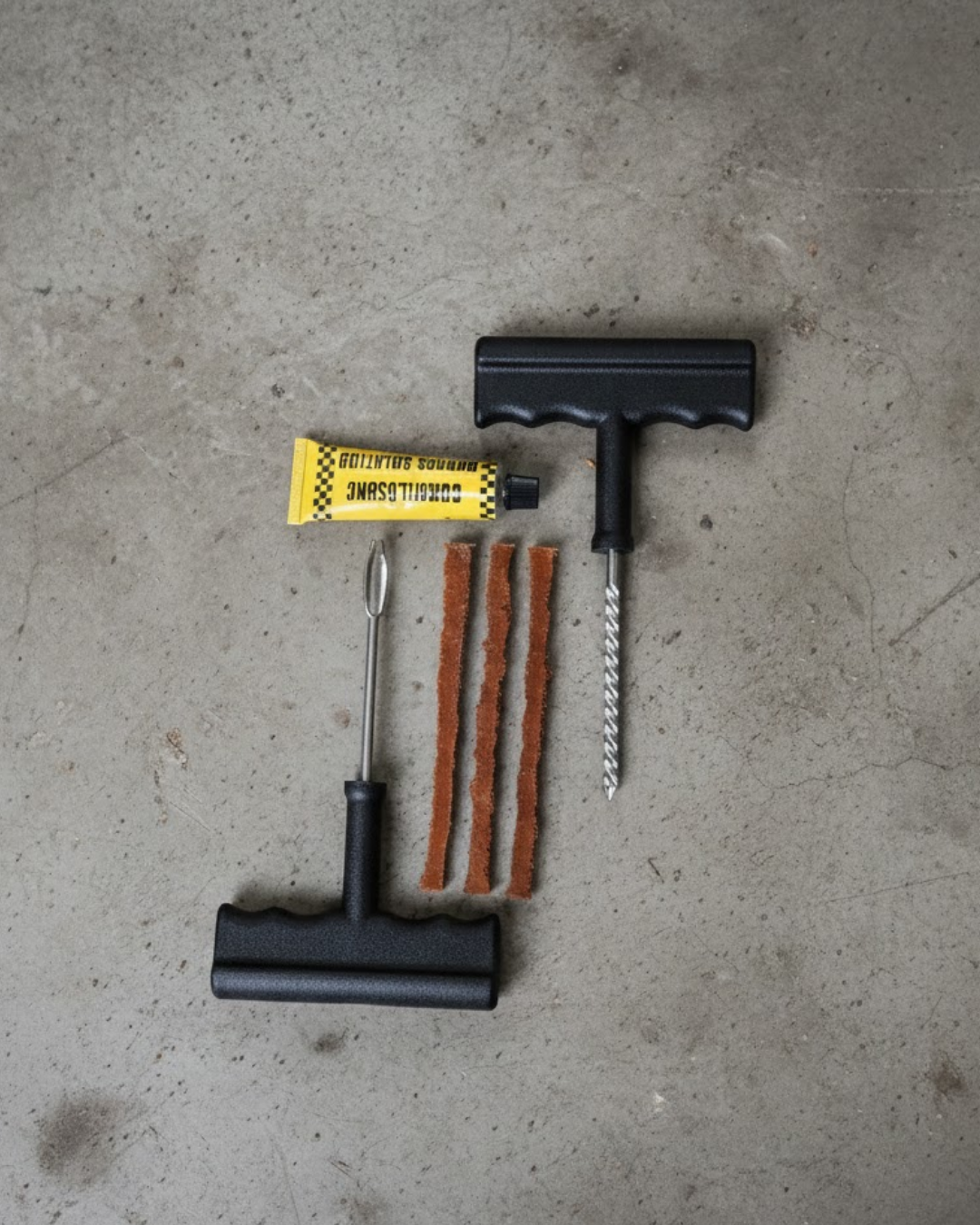 Yolda Kalmaya Son Veren 6 Parça Profesyonel Lastik Tamir Kiti Seti - Lisinya Yolda Kalmaya Son Veren 6 Parça Profesyonel Lastik Tamir Kiti Seti - Lisinya