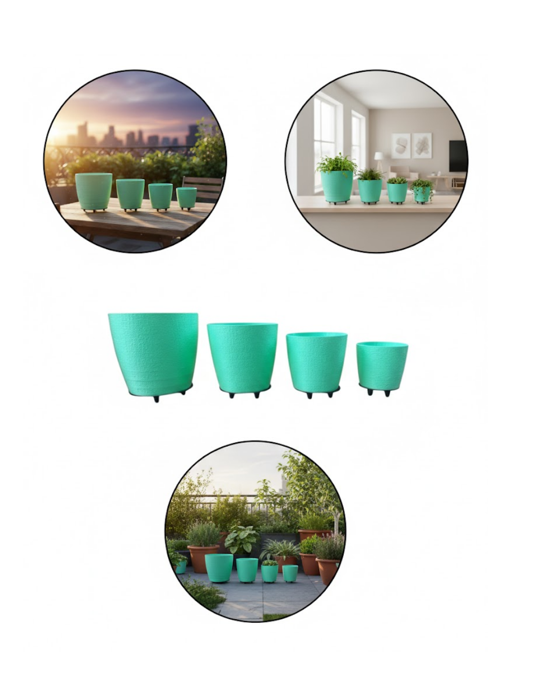 4LÜ VAZO YEŞİL - Lisinya