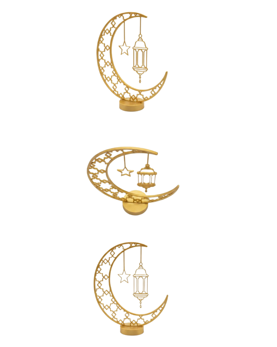 3D Hilal Dekorasyonu Özel Baskı Premium Tasarım - Lisinya