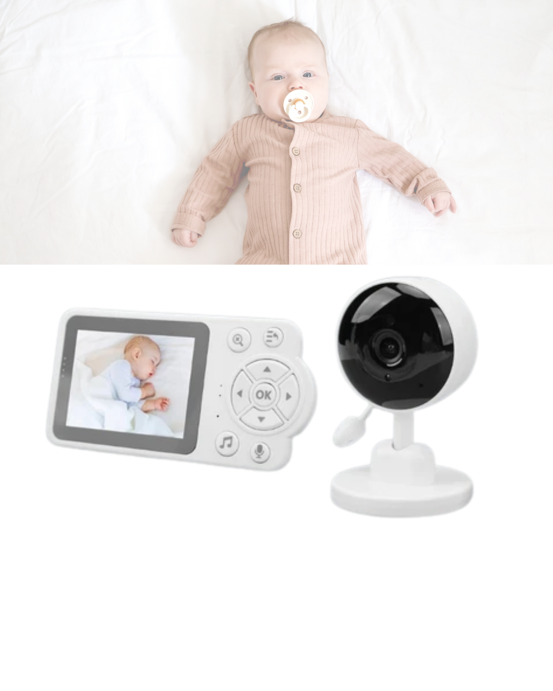 Yakınlaştırma Özellikli Gece Görüşlü Bebek İzleme Kamerası - Lisinya Yakınlaştırma Özellikli Gece Görüşlü Bebek İzleme Kamerası - Lisinya