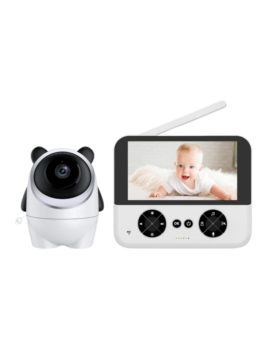 Uzaktan Kontrollü HD Bebek Kamerası Zoom ve Sıcaklık Sensörlü - Lisinya Uzaktan Kontrollü HD Bebek Kamerası Zoom ve Sıcaklık Sensörlü - Lisinya