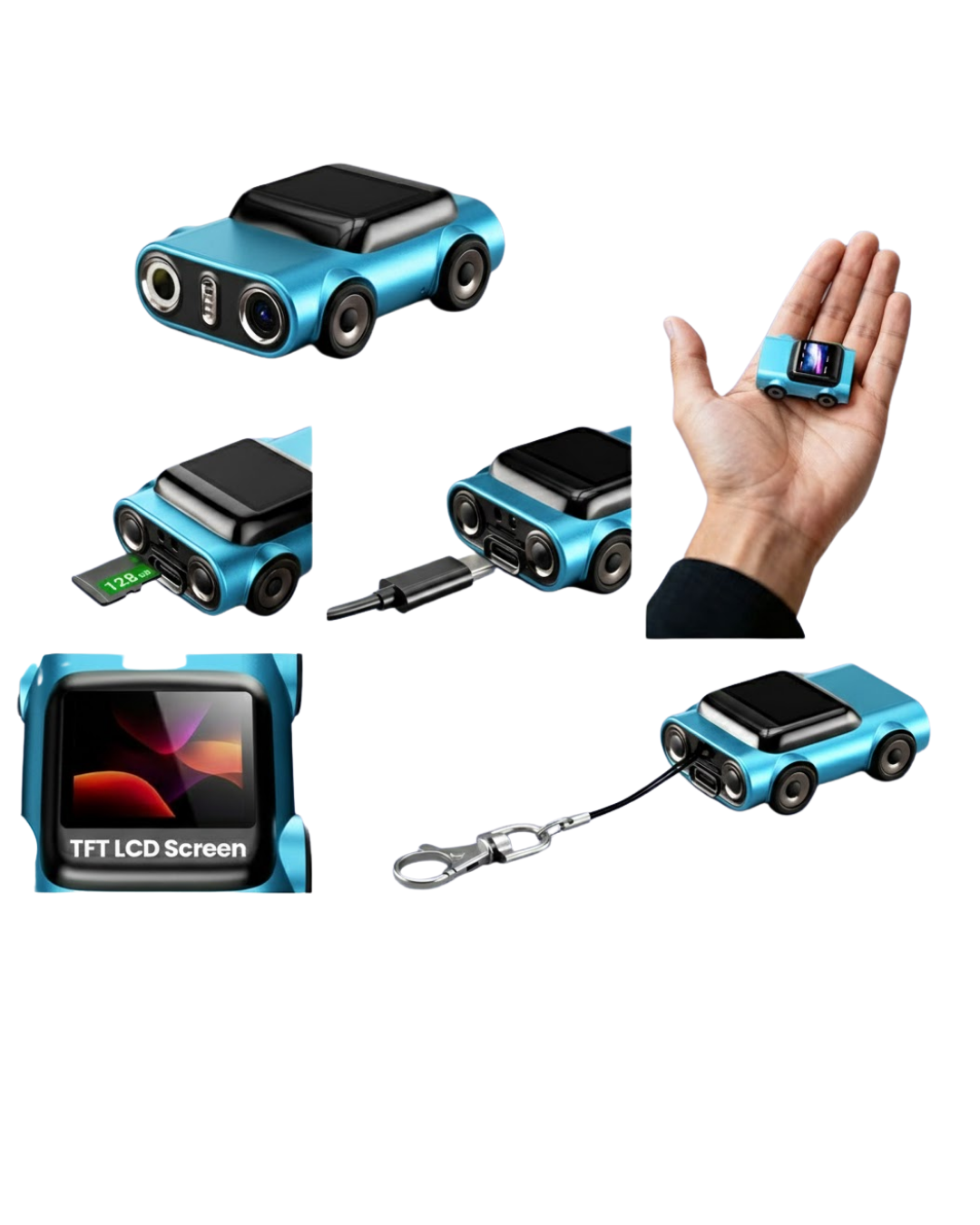 Mini Araç İçi Kamera Sürekli Kayıt Geniş Açılı - Lisinya Mini Araç İçi Kamera Sürekli Kayıt Geniş Açılı - Lisinya