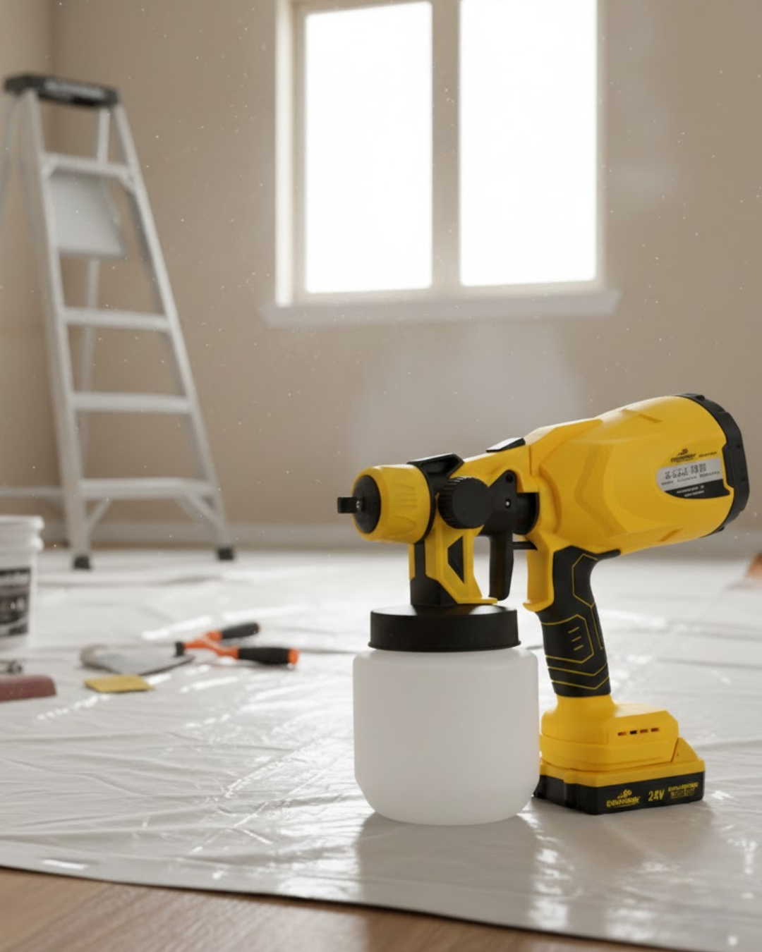 Akülü Boya Püskürtme Tabancası Ayarlanabilir Sprey ve Fan Ayarı - Lisinya Akülü Boya Püskürtme Tabancası Ayarlanabilir Sprey ve Fan Ayarı - Lisinya