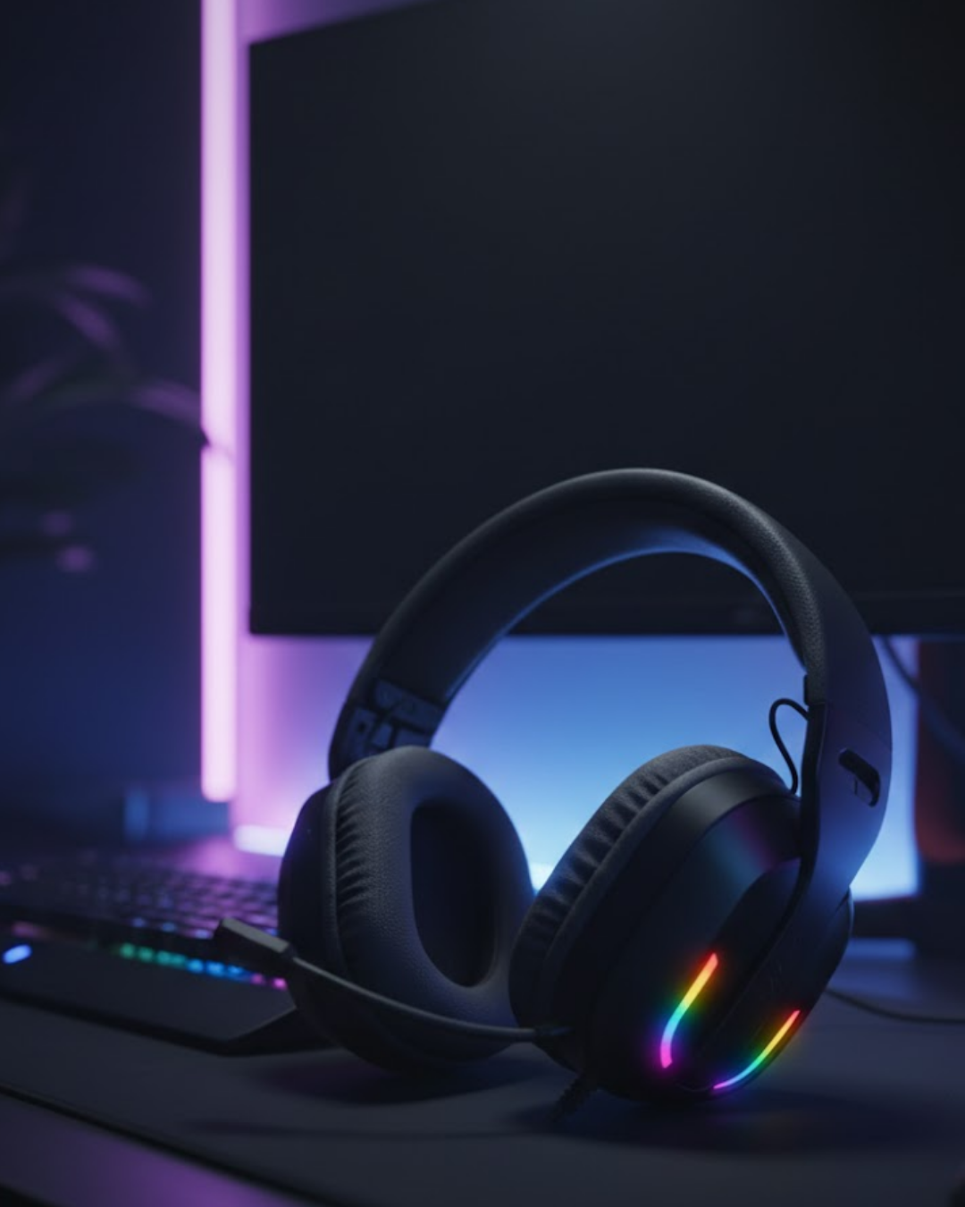 Profesyonel Gaming Kulaklık Kablosuz Bluetooth Düşük Gecikmeli Stereo Ses - Lisinya