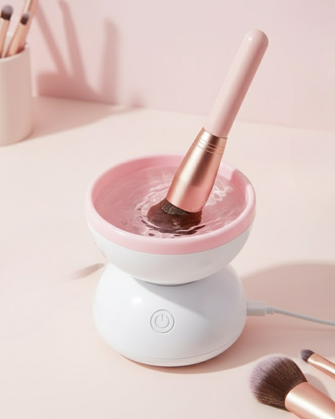 Taşınabilir Elektrikli Makyaj Fırçası Temizleme ve Kurutma Cihazı - Lisinya