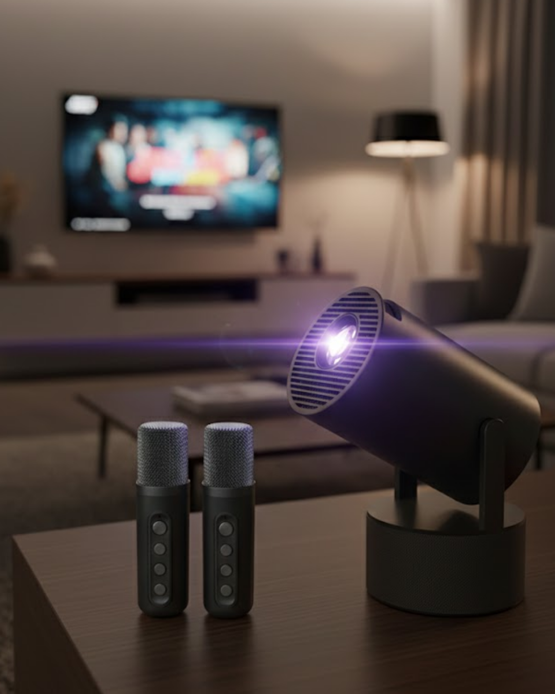 3ü1 Arada Projeksiyon Karaoke ve Bluetooth Hoparlör - Lisinya