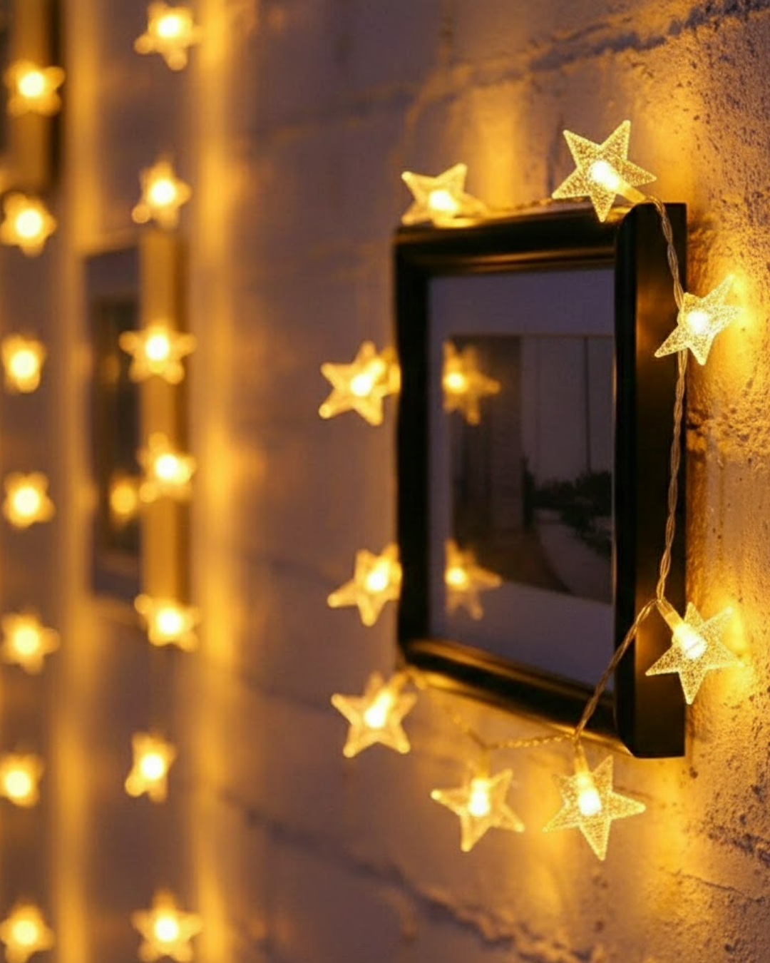 5 Metre 20 Yıldızlı LED Işık Zinciri Daylight Beyaz Salon ve Oda Dekoru - Lisinya