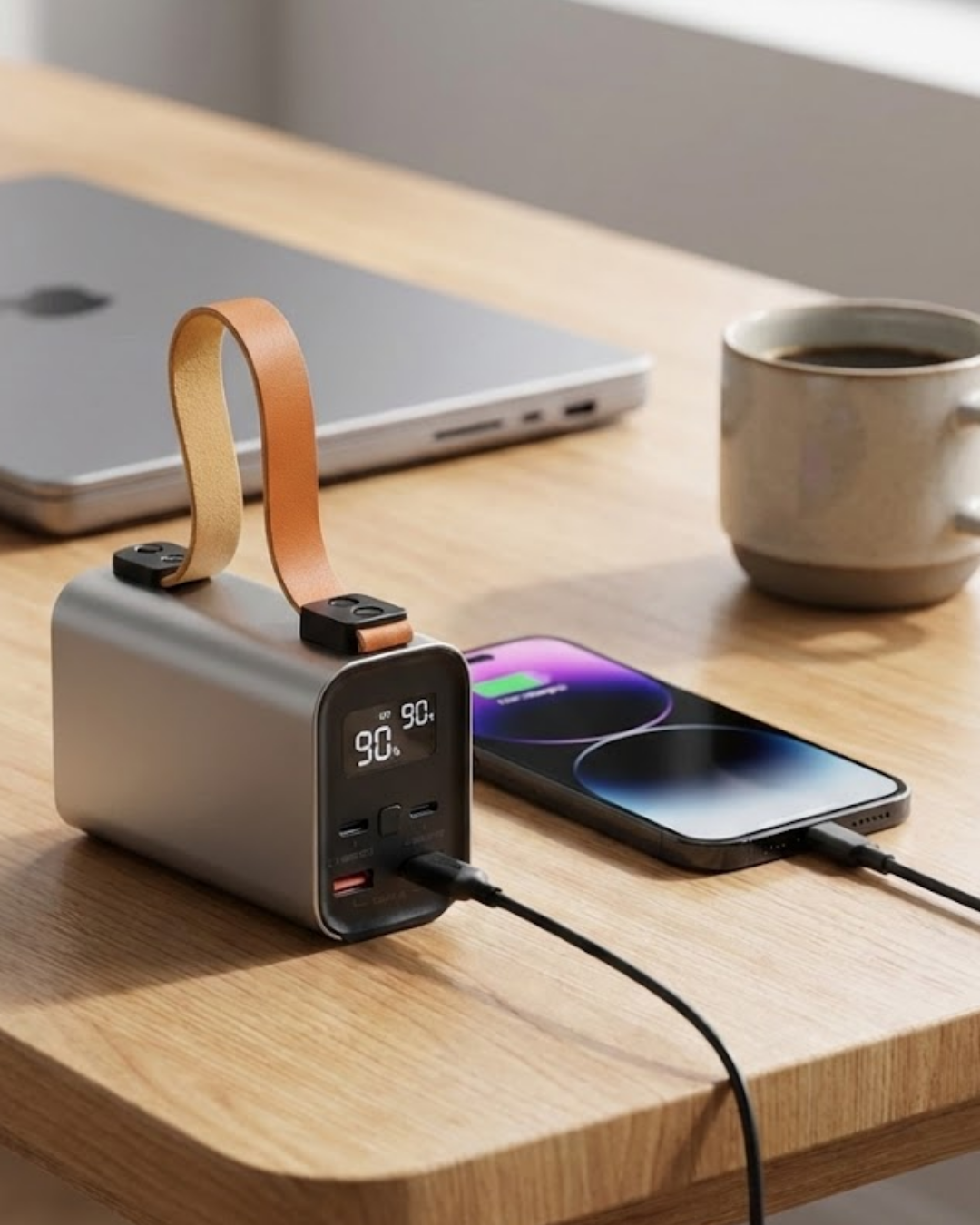 50000mAh Yüksek Kapasiteli Power Bank Çoklu Çıkışlı Fast Charge - Lisinya