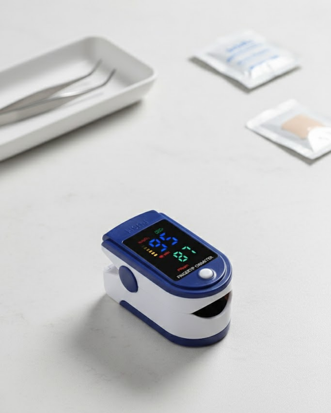 Dijital Parmak Tipi Oksimetre Hızlı ve Doğru Oksijen Ölçümü - Lisinya