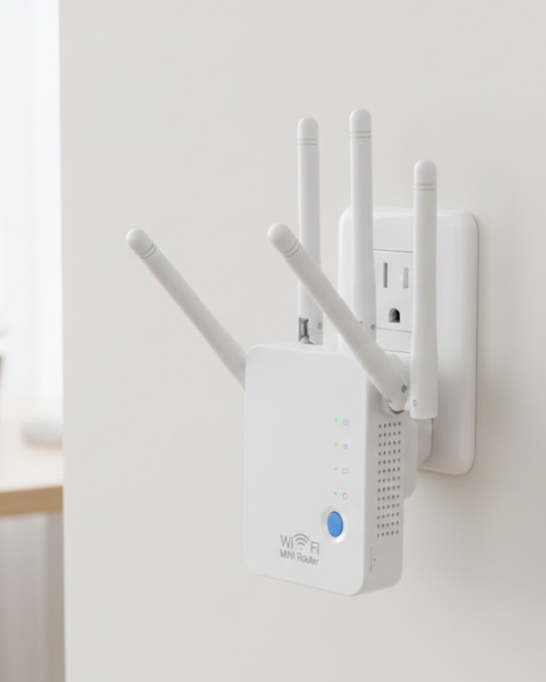 300Mbps WiFi Tekrarlayıcı WPS Güvenlikli AP Modlu Güçlendirici - Lisinya
