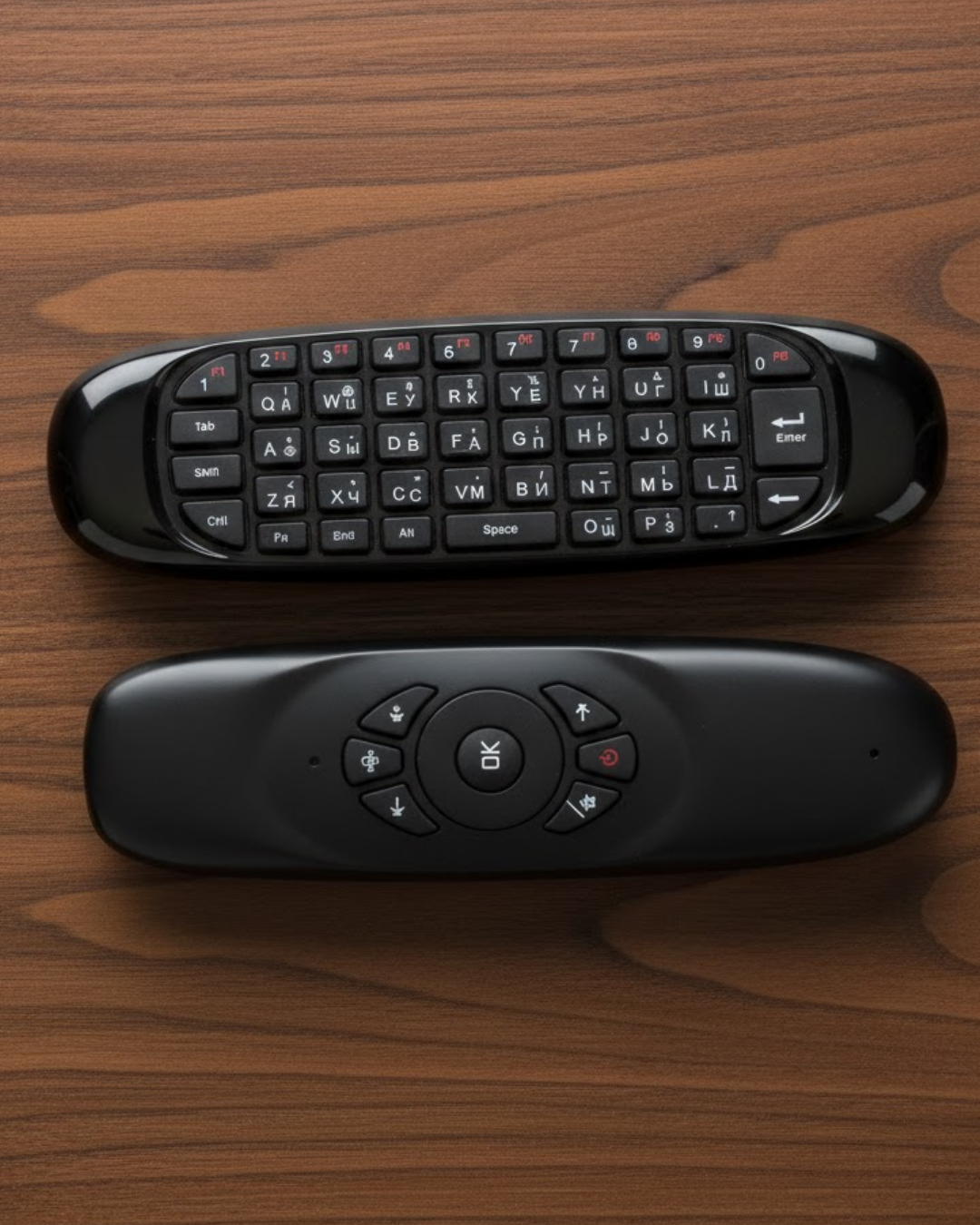 Çift Taraflı Hava Mouse Kablosuz Klavye ve Uzaktan Kumanda - Lisinya Çift Taraflı Hava Mouse Kablosuz Klavye ve Uzaktan Kumanda - Lisinya