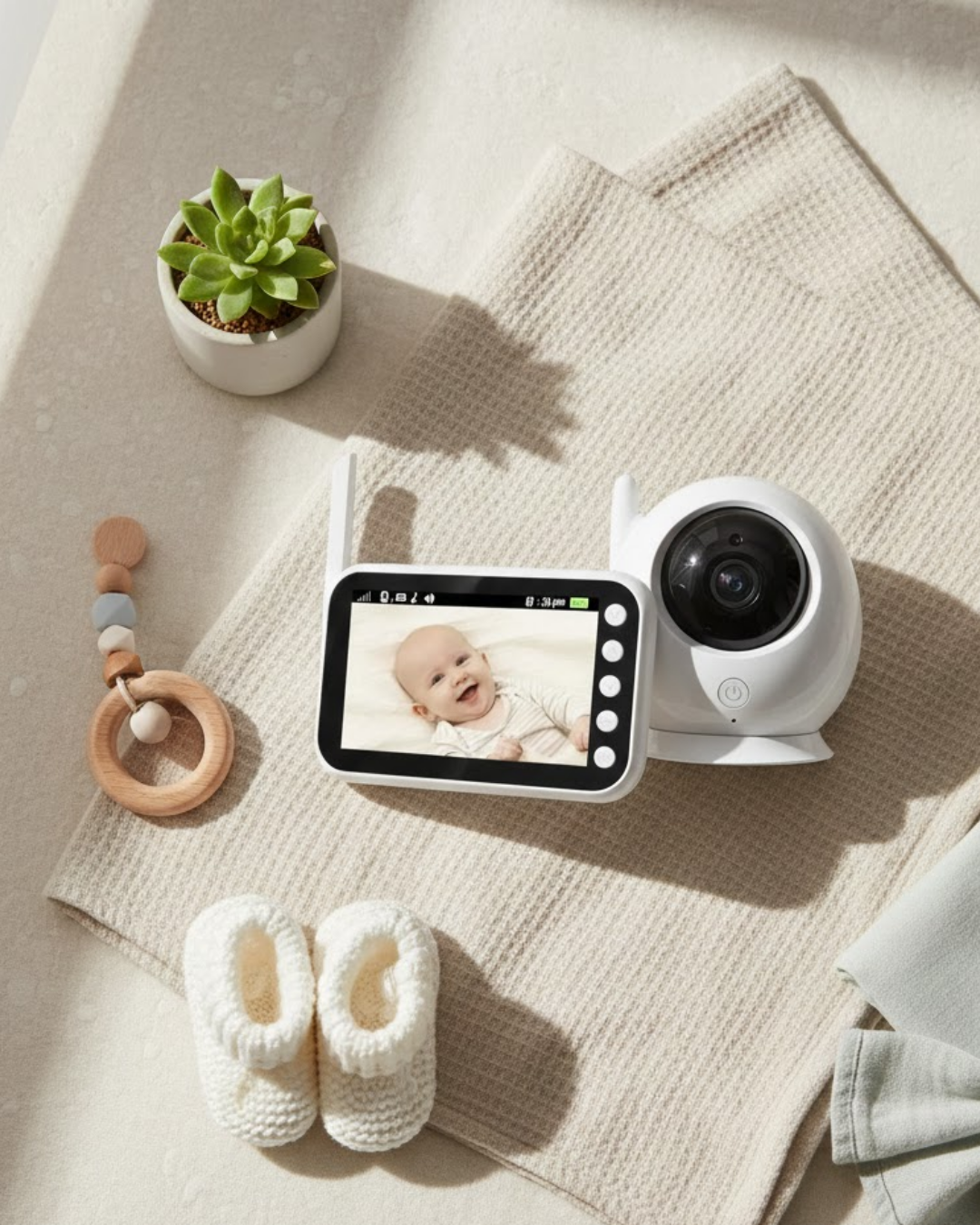 Canlı İzleme Özellikli Ortam Dinlemeli Bebek Monitörü - Lisinya