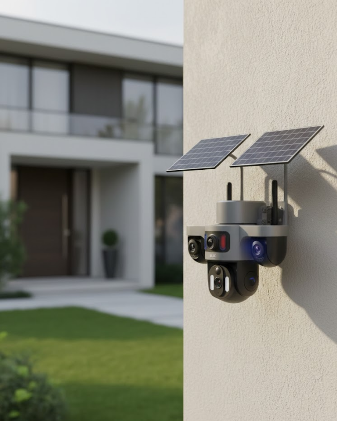 Solar Enerjili 4G IP Kamera Kablosuz Dış Mekan Güvenlik ve Uzaktan İzleme - Lisinya