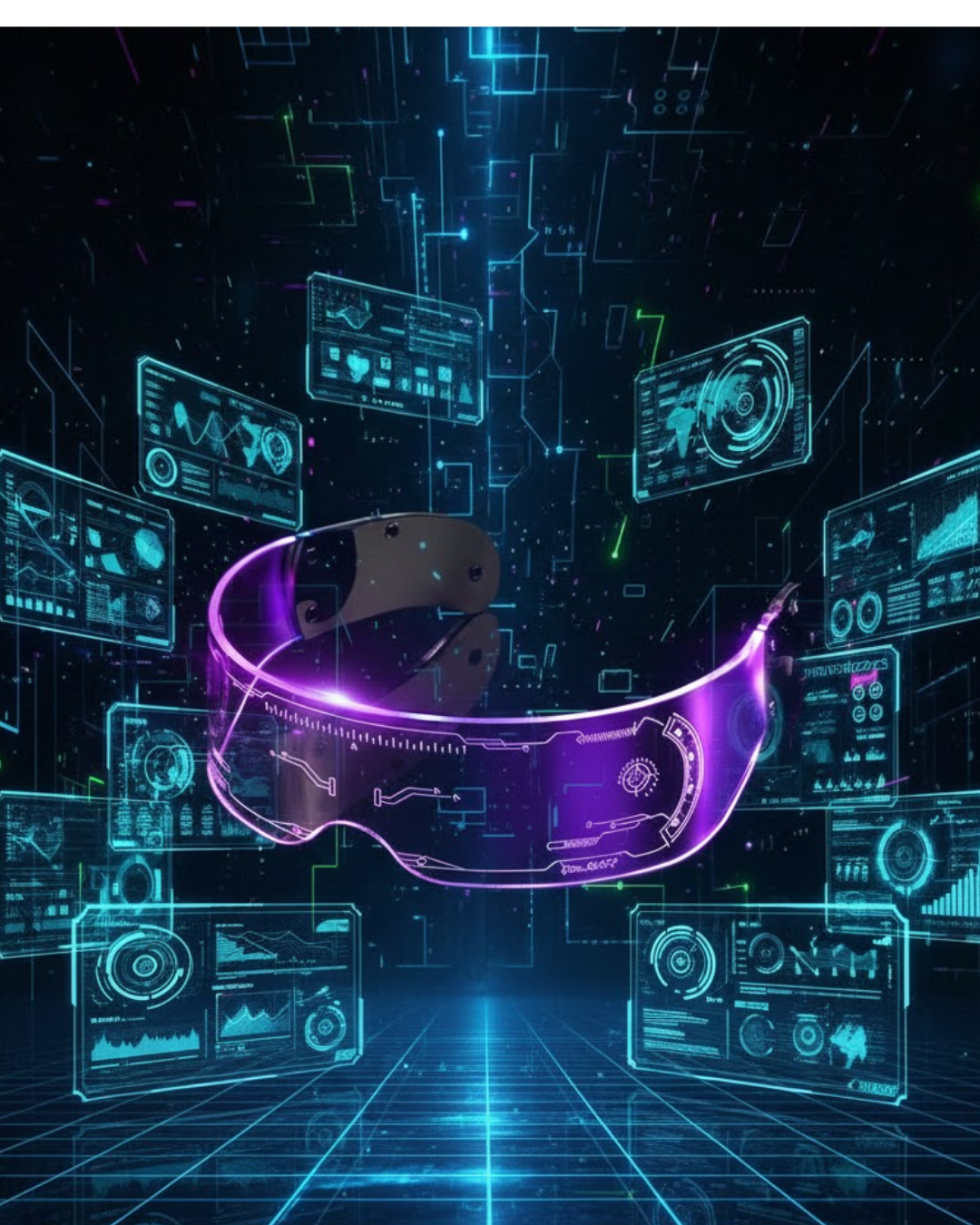 Cyberpunk LED Gözlük Çok Modlu Işıklı Parti ve Festival Aksesuarı - Lisinya