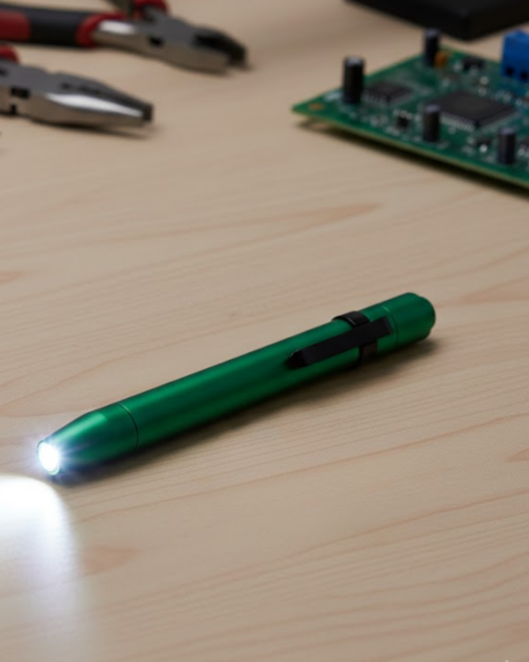 Güçlü Işık Veren LED Kalem Fener Ev ve İş Kullanımına Uygun - Lisinya