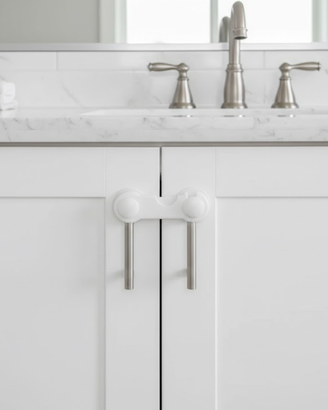 4 Adet Dolap ve Çekmece Emniyet Kilidi Çift Taraflı Bantlı Güvenli Tasarım - Lisinya