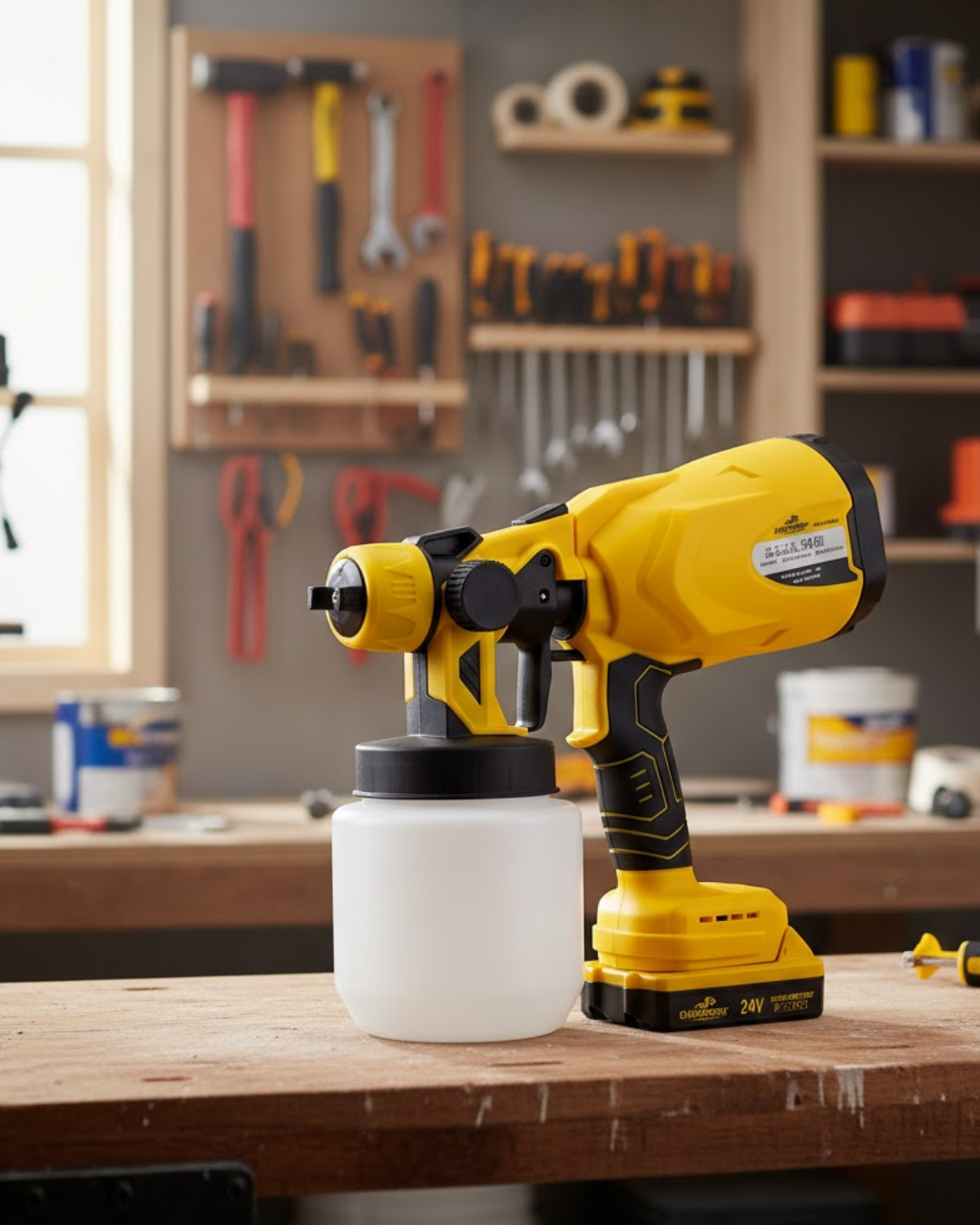 Kablosuz Püskürtme Tabanca Yüksek Performanslı Ev ve Atölye Kullanımı - Lisinya Kablosuz Püskürtme Tabanca Yüksek Performanslı Ev ve Atölye Kullanımı - Lisinya