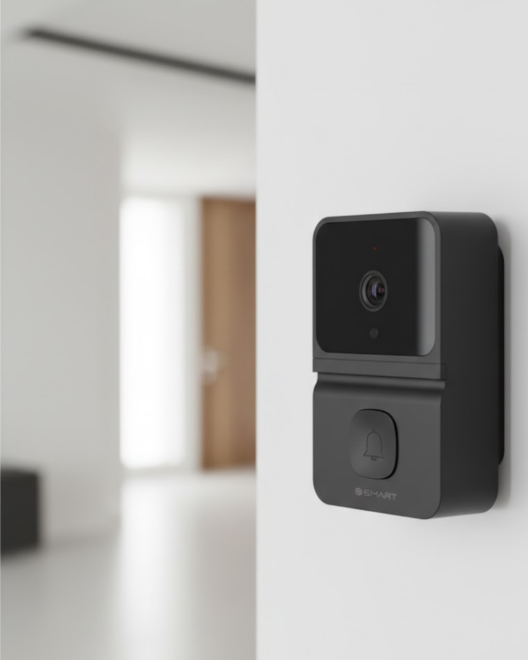 Şarjlı Akıllı Kapı Zili 800 mAh Bataryalı Mobil Bildirimli - Lisinya