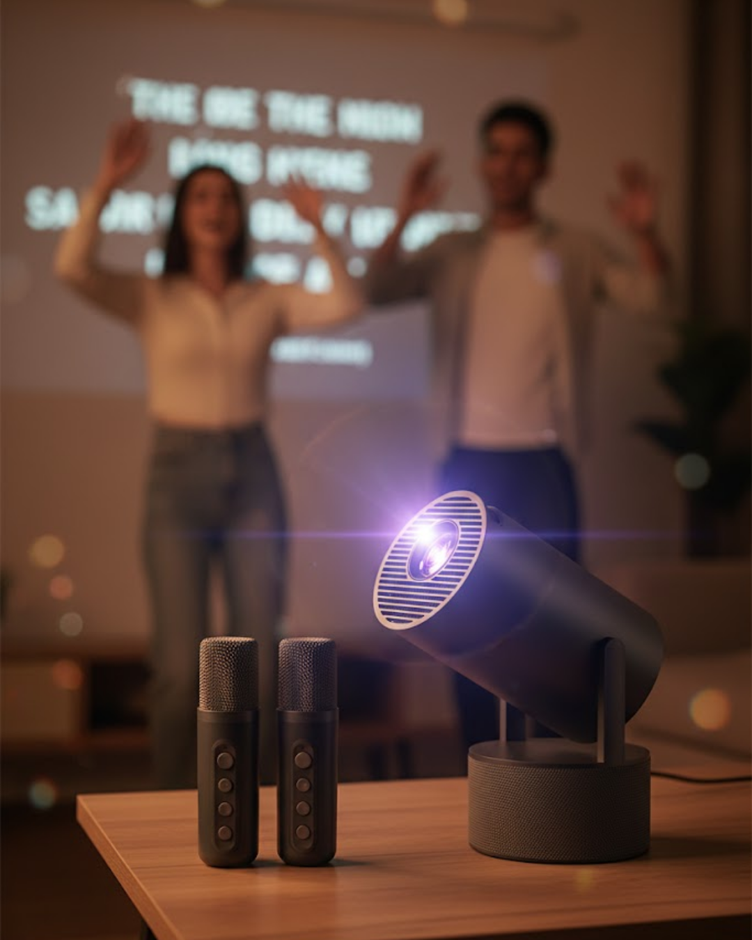 1080P Taşınabilir Projeksiyon WiFi Bluetooth Destekli - Lisinya