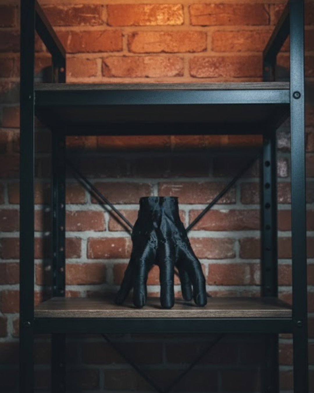 3D Dekoratif Siyah El Obje 27x22 cm Sanatsal ve Şık Aksesuar - Lisinya