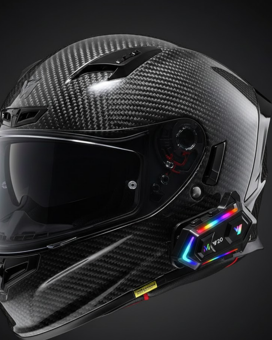 Bluetooth 5.3 Gürültü Engelleyici Kask İçi Intercom 25 Saat Kullanım - Lisinya