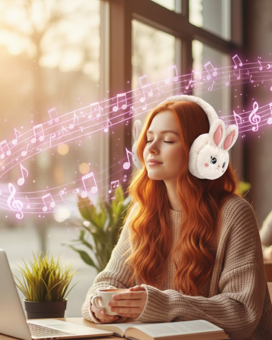 Tavşan Kulaklı Bluetooth Kulaklık Şarjlı Kablosuz Stereo Ses - Lisinya