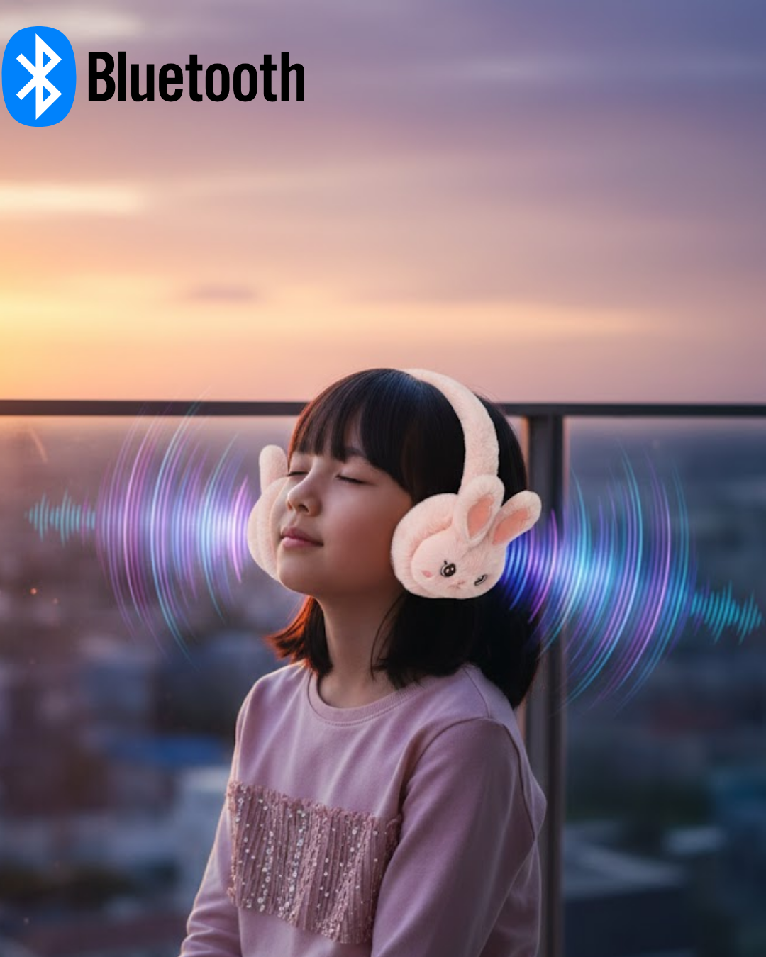 Tavşan Kulaklı Şarjlı Bluetooth Kulaklık Düşük Gecikmeli Kablosuz Ses - Lisinya