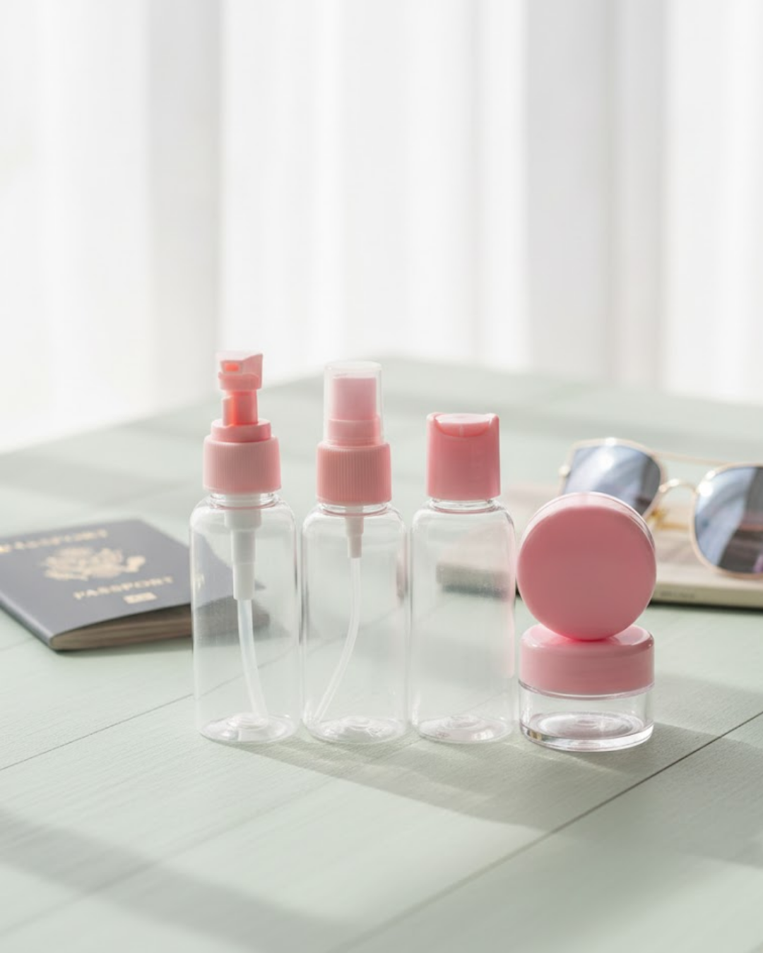 Seyahat İçin 5’li Kozmetik Dolum Seti 30 ml - Lisinya