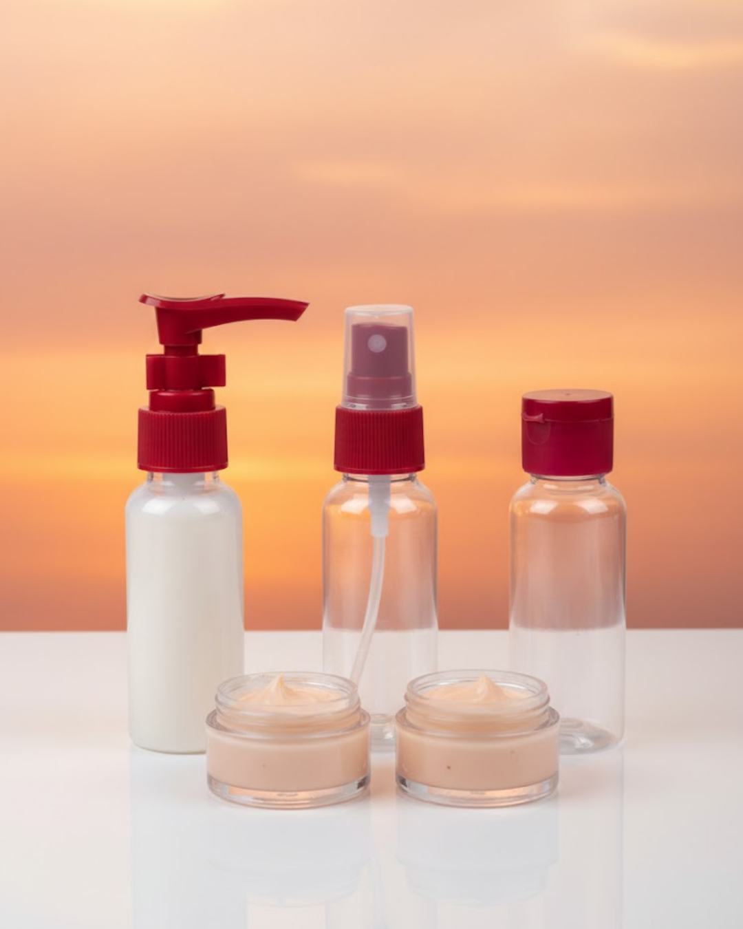 30 ml 5’li Seyahat Banyo Şişe Seti Sızdırmaz Tasarım - Lisinya