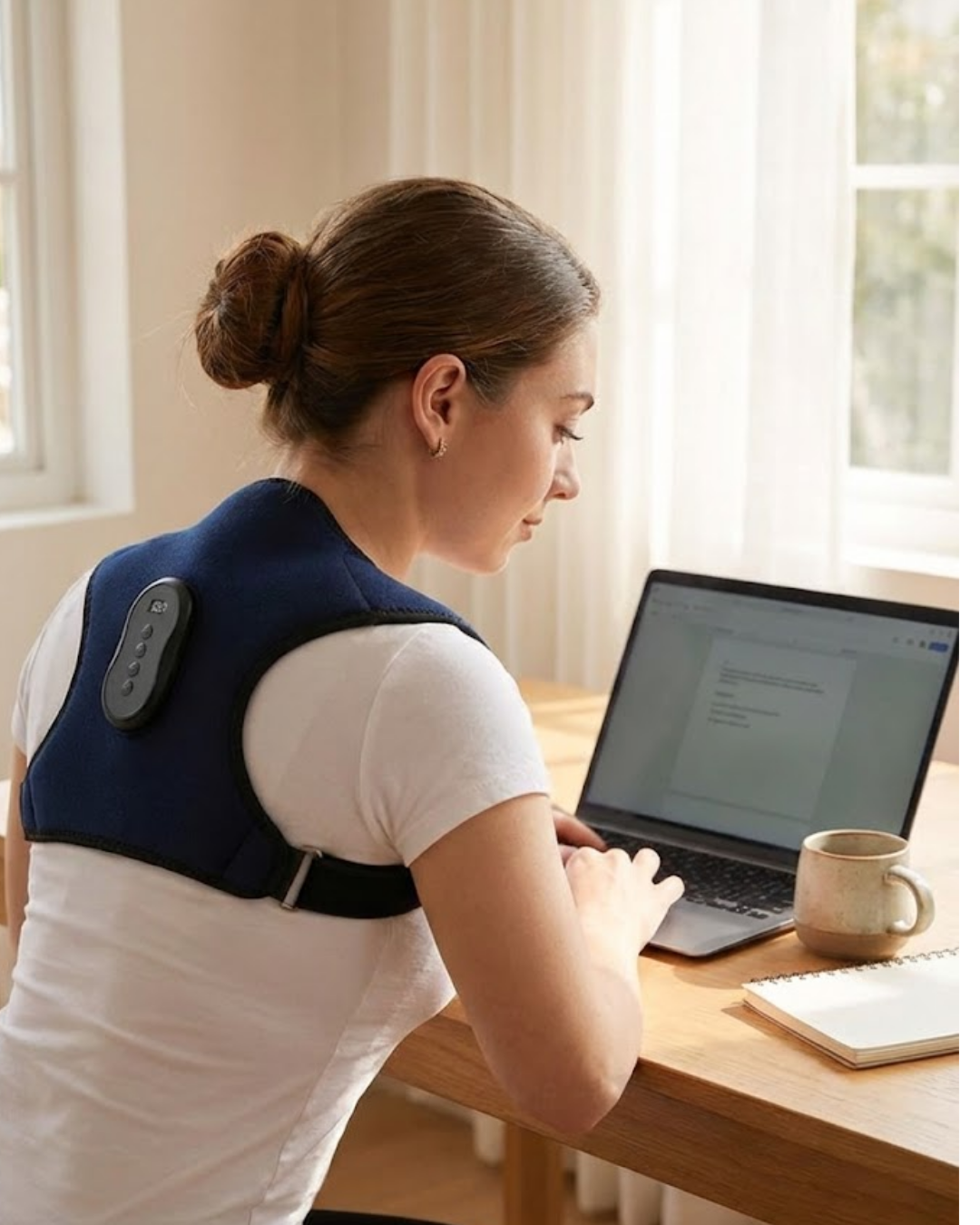 Sırt ve Omurga İçin Akıllı Masajlı Duruş Destek Kemeri - Lisinya