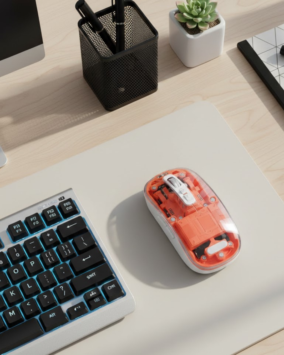 Kablosuz Bluetooth Mouse Şık ve Sessiz Ofis Tasarımı - Lisinya