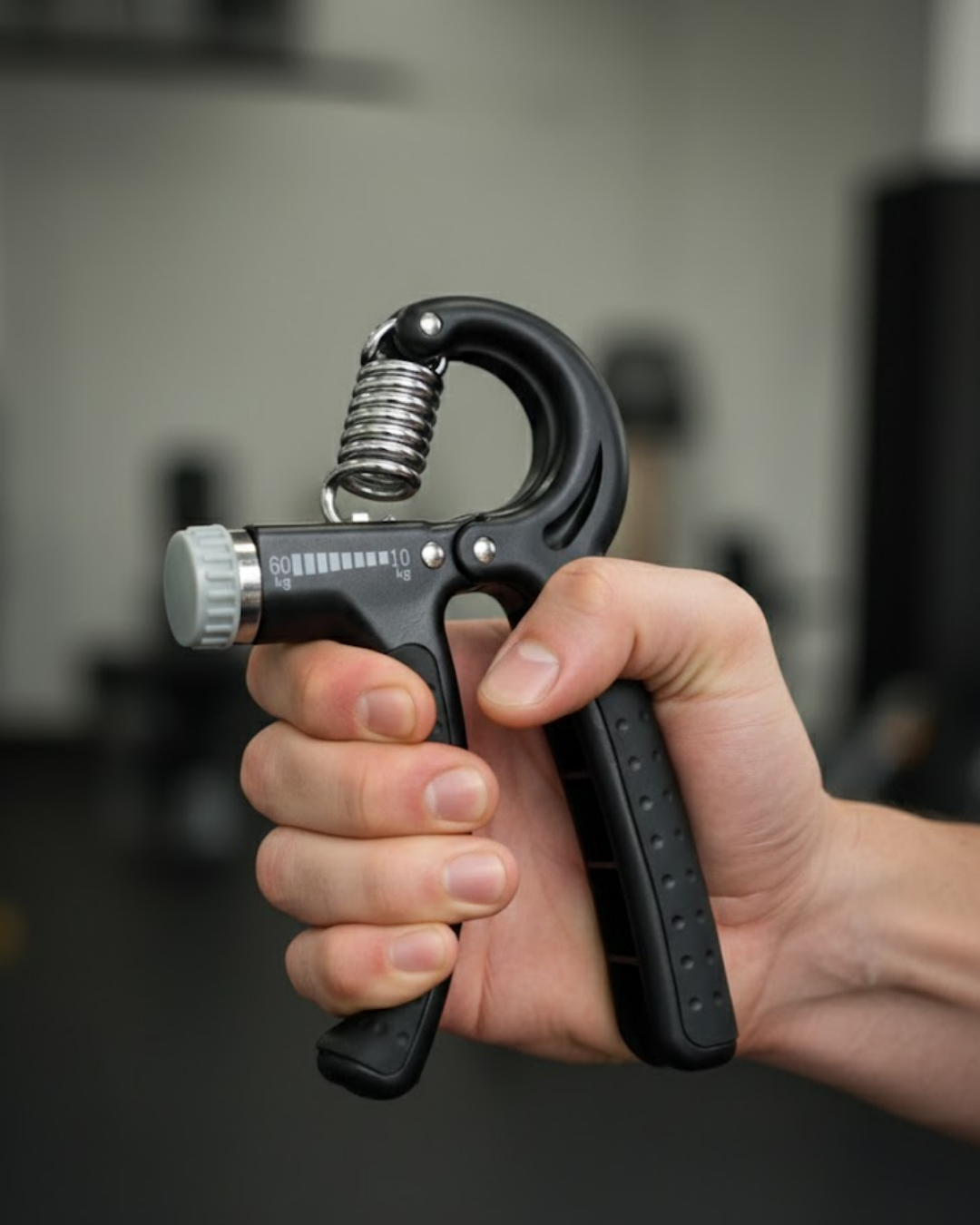 Ayarlanabilir El Yayı 5–60 Kg Sayaçlı Taşınabilir Güç Egzersiz Aleti - Lisinya