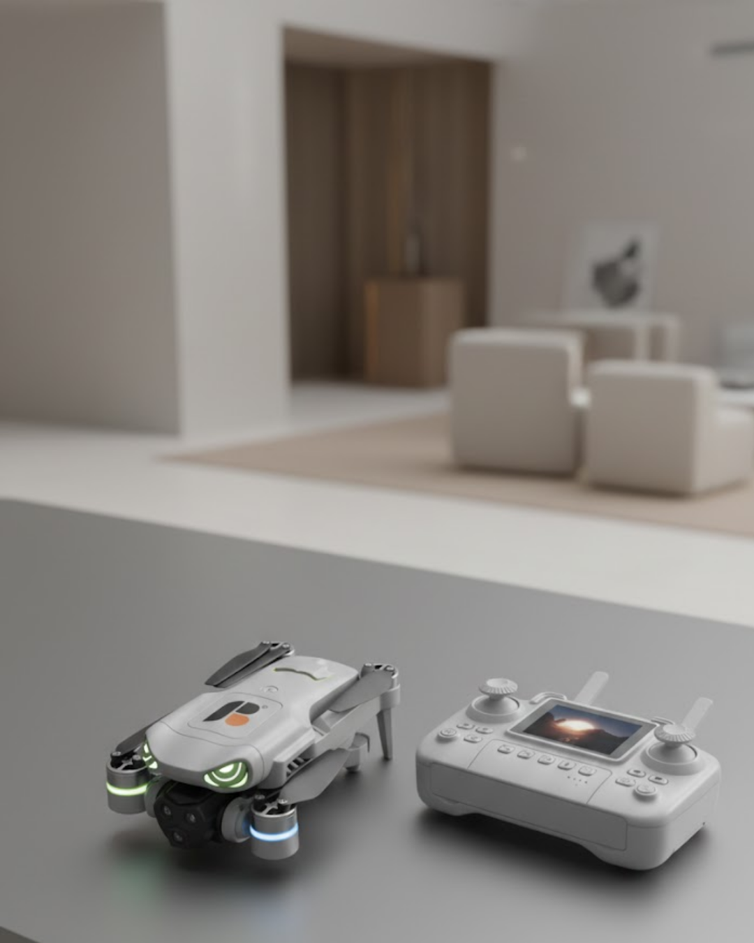 Yeni Başlayanlar İçin Güvenli ve Stabil Akıllı Drone - Lisinya