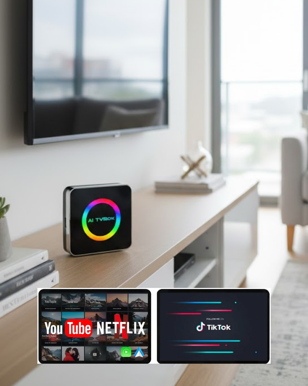 Android Auto CarPlay Kablosuz Bağlantı Sağlayan Araç Adaptörü - Lisinya