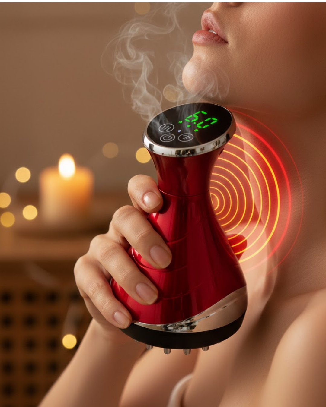 Elektrikli Kupa Masaj Aleti Ayarlanabilir Vakum ve Isıtma Fonksiyonlu - Lisinya