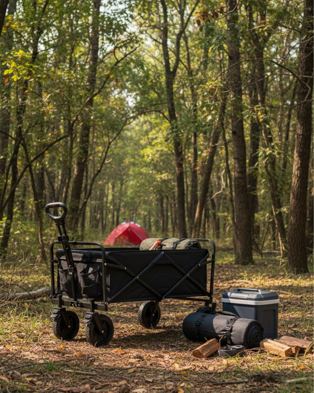 Çok Amaçlı Katlanabilir Kamp Arabası Bahçe Alışveriş Taşıma Vagonu - Lisinya Çok Amaçlı Katlanabilir Kamp Arabası Bahçe Alışveriş Taşıma Vagonu - Lisinya