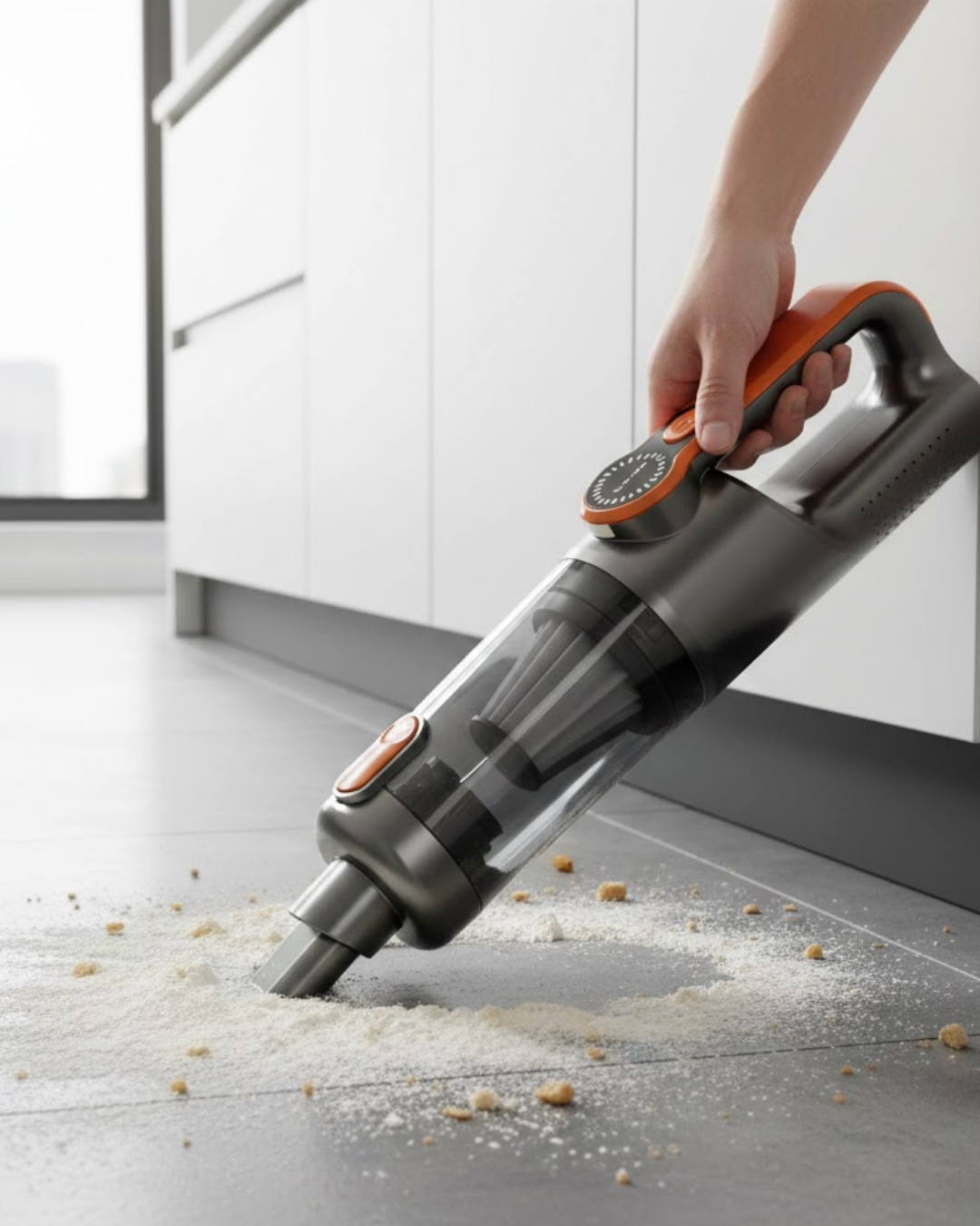 Type C Şarjlı Kablosuz El Süpürgesi Hafif ve Taşınabilir - Lisinya