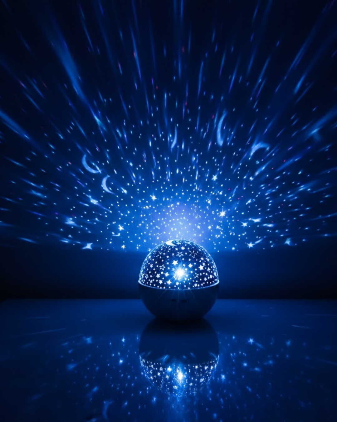 Müzikli Yıldız Yansıtmalı Dekoratif Gece Lambası - Lisinya