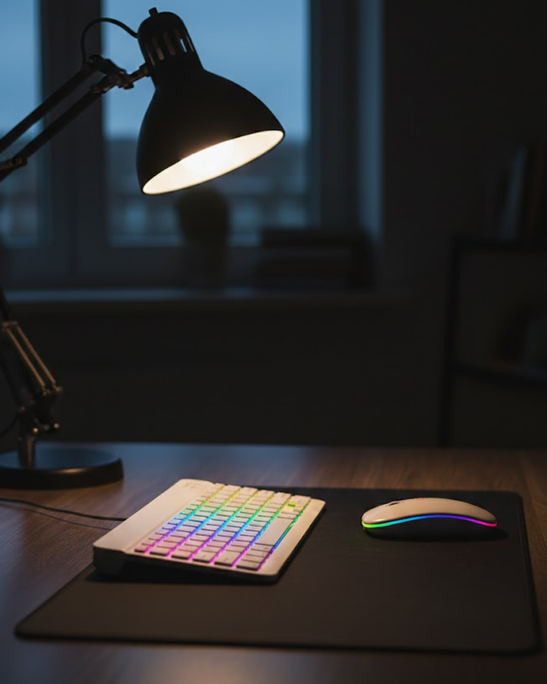 Kablosuz Aydınlatmalı Klavye Mouse Seti Türkçe Q Tuş Dizilimi - Lisinya