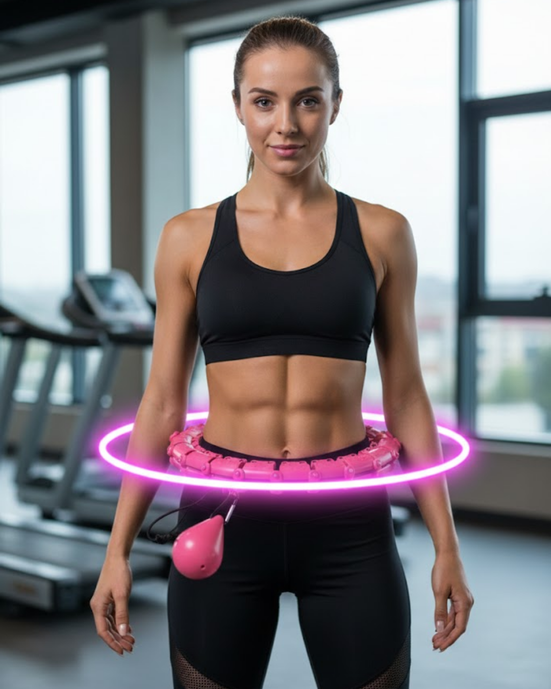 Evde Spor İçin Akıllı Hula Hoop Çemberi Bel İnceltici Mor - Lisinya Evde Spor İçin Akıllı Hula Hoop Çemberi Bel İnceltici Mor - Lisinya