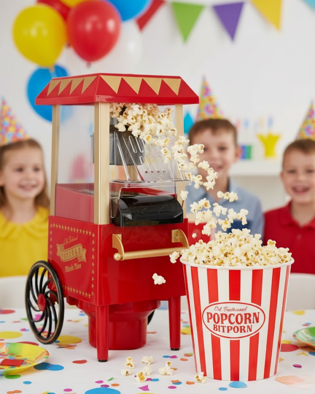 5 Dakikada Popcorn Hazırlayan Yağsız Patlatma Makinesi - Lisinya