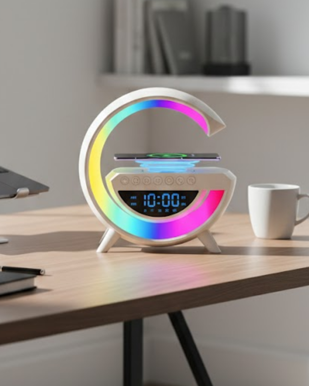 Modern RGB Işıklı Kablosuz Hoparlör Uzun Süreli Müzik Keyfi - Lisinya